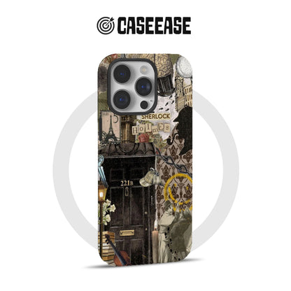Funda de teléfono vintage de Sherlock Holmes