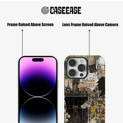 Funda de teléfono vintage de Sherlock Holmes