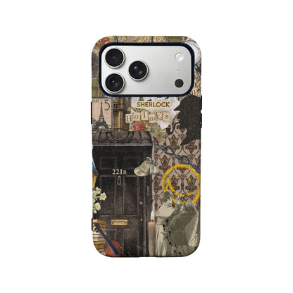 Funda de teléfono vintage de Sherlock Holmes