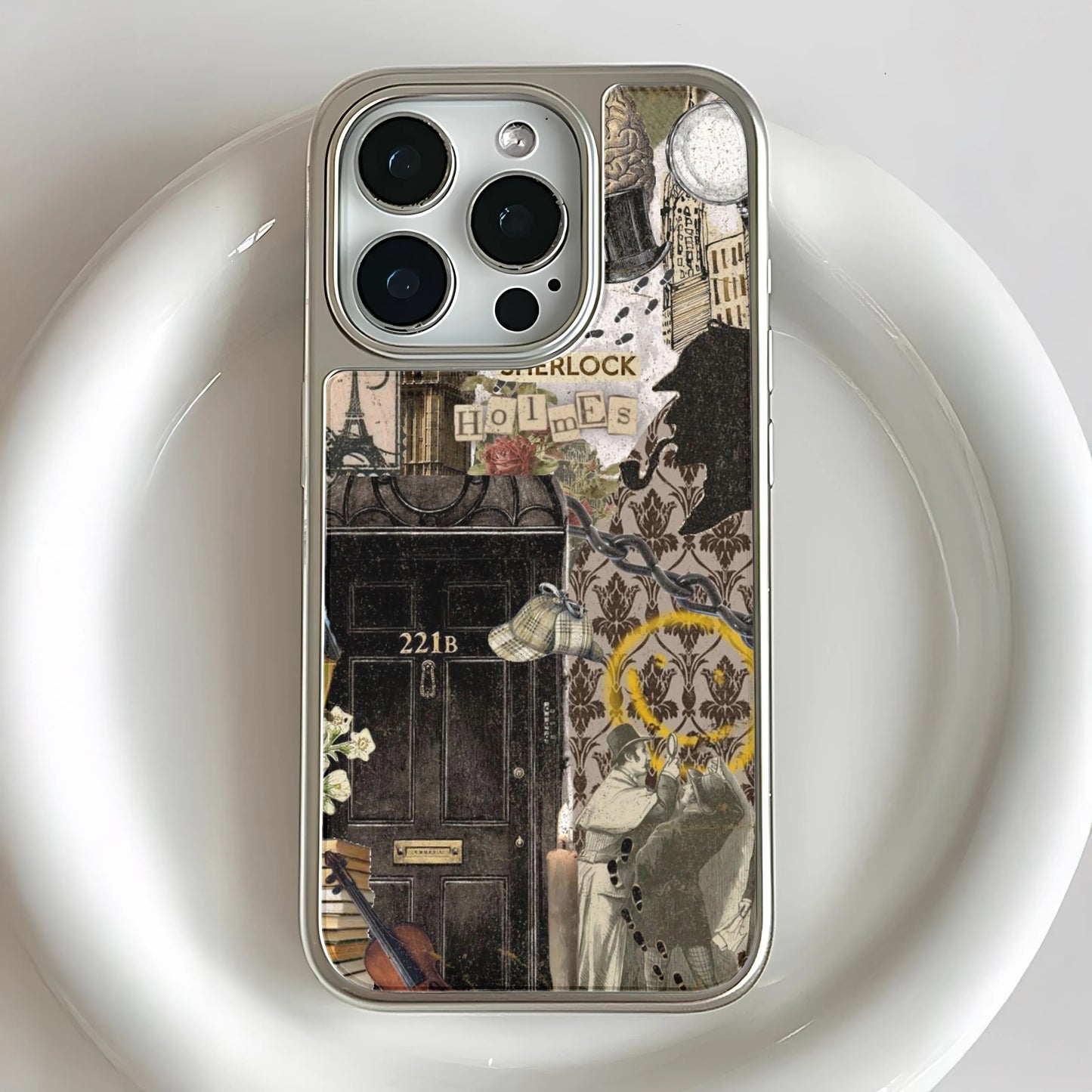 Sherlock Holmes Phone Case - Detective Themed Design