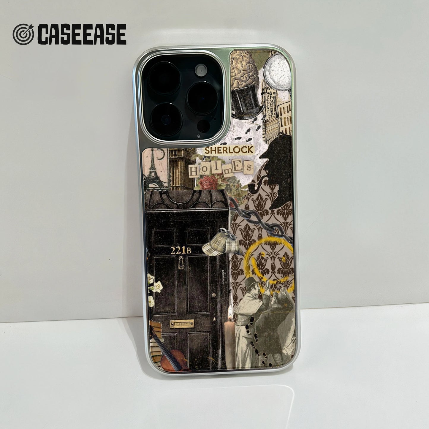 Sherlock Holmes Phone Case - Detective Themed Design