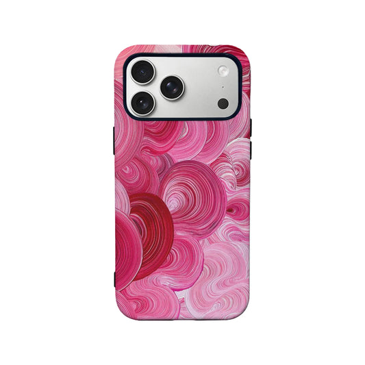 Artistic Swirl Pink Phone Case
