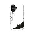 Elegant Black Cat Phone Case
