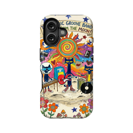 Groovy Cat Band Phone Case