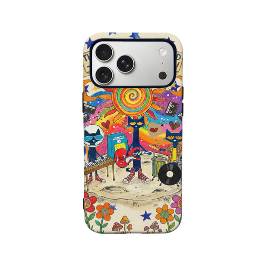 Groovy Cat Band Phone Case