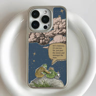 Funda holográfica cromada para teléfono - Diseño de cielo nocturno de ensueño