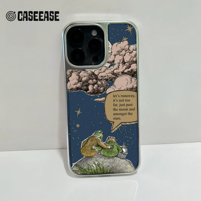 Holographic Chrome Phone Case - Dreamy Night Sky Design