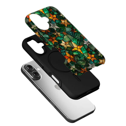 Mystical Green Star Phone Case