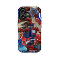 Funda para teléfono con collage artístico de Pete Cat