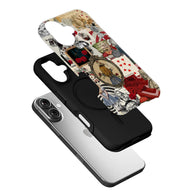 Funda para teléfono con temática de Alicia en el país de las maravillas