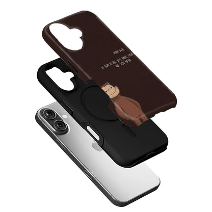 Curious Monkey Inspirational Phone Case