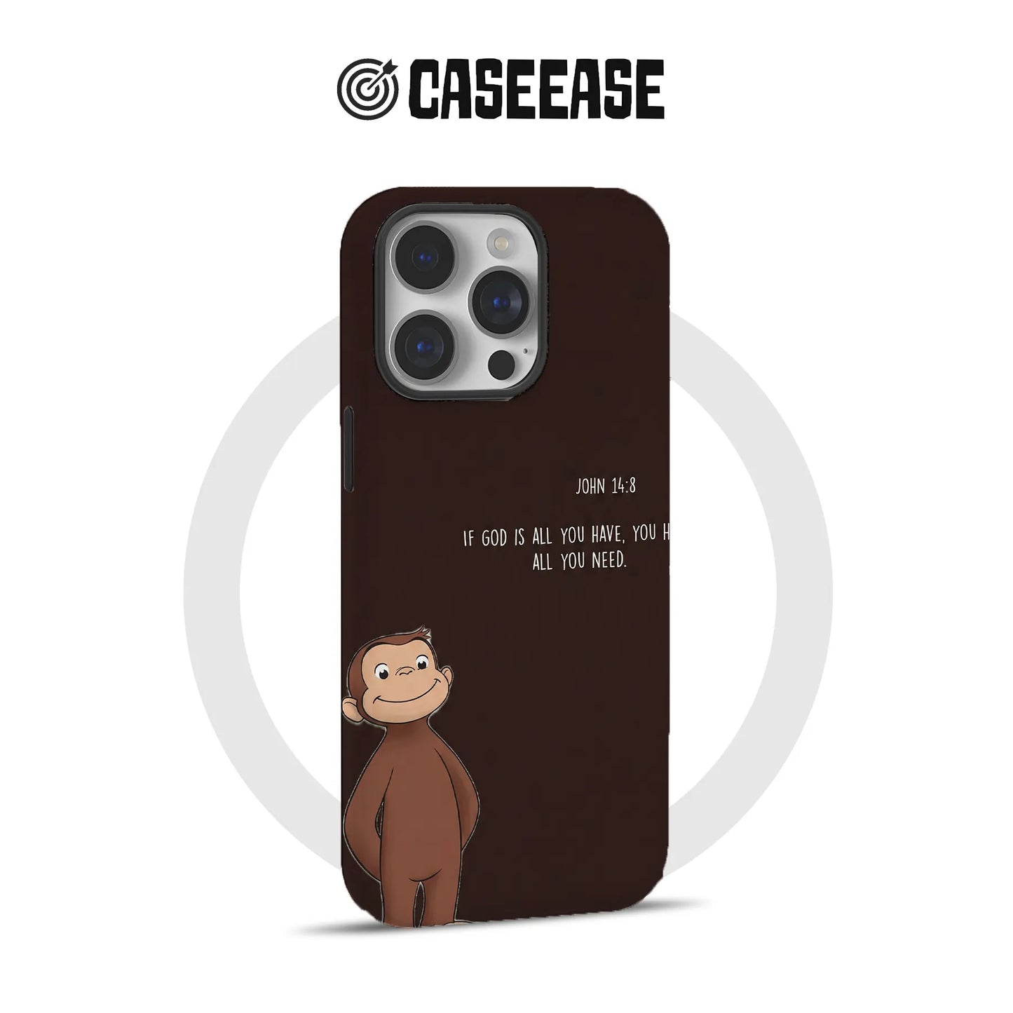Curious Monkey Inspirational Phone Case