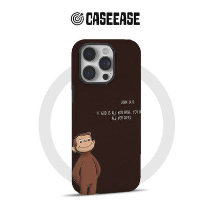 Curious Monkey Inspirational Phone Case