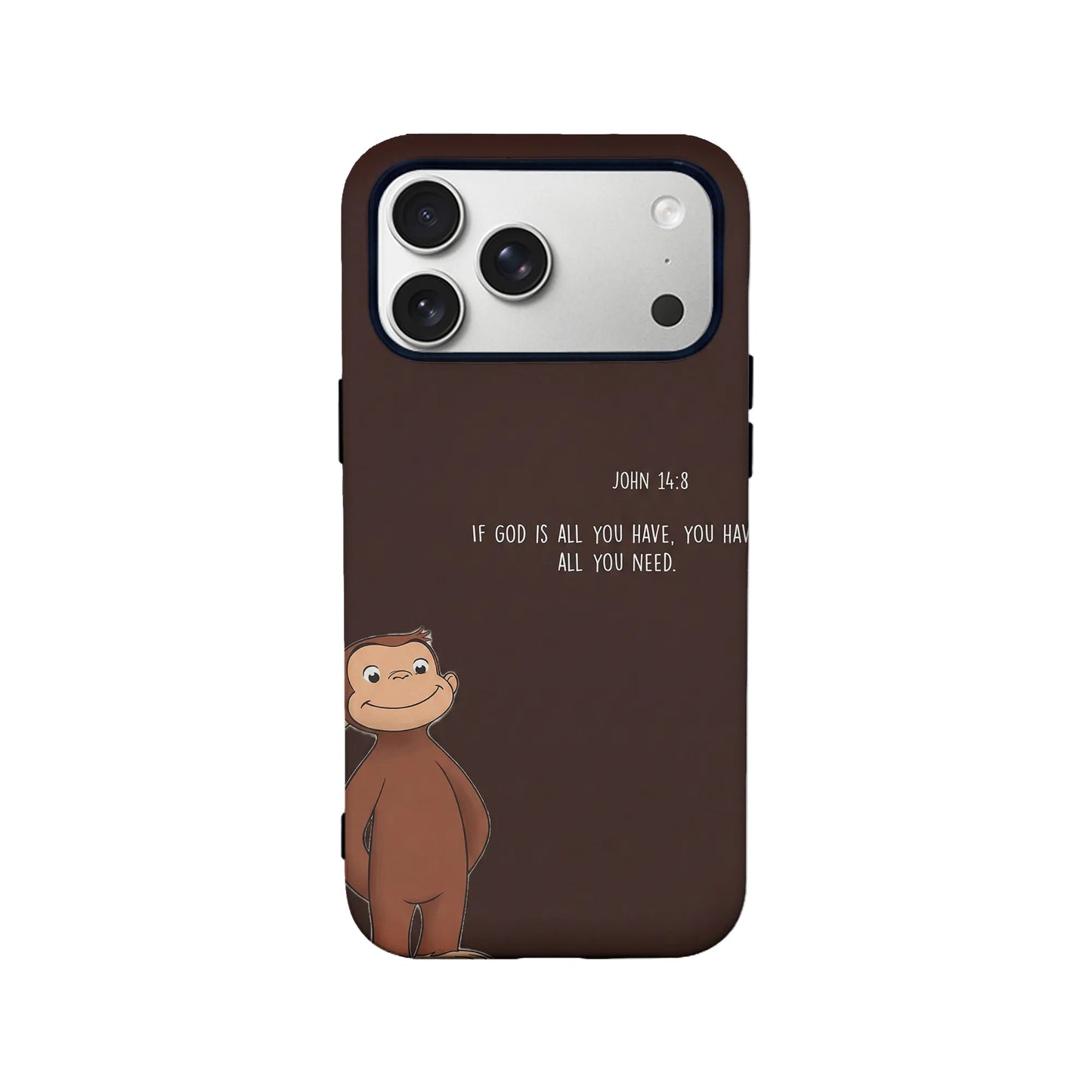 Curious Monkey Inspirational Phone Case