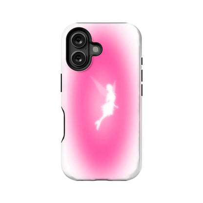 Funda para teléfono con degradado rosa hada