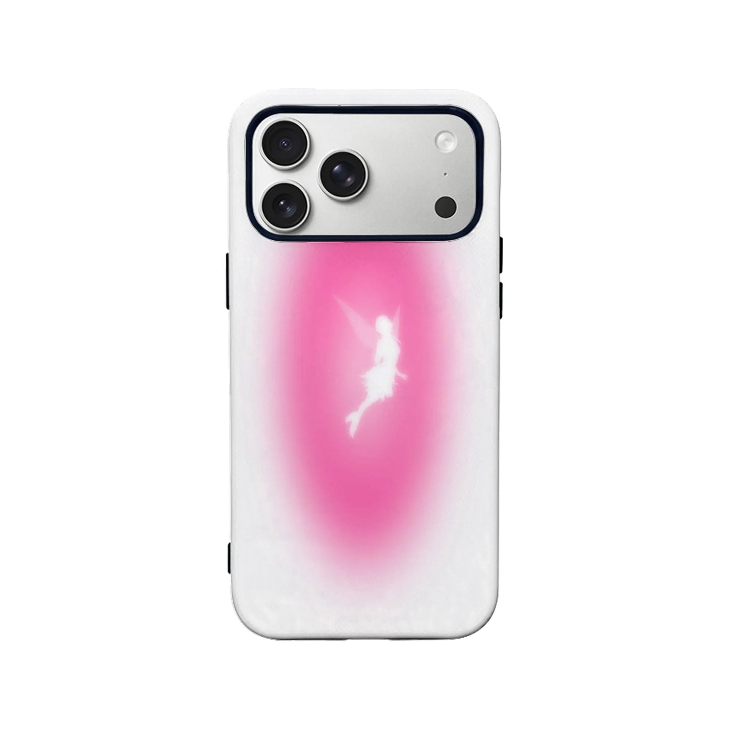 Funda para teléfono con degradado rosa hada