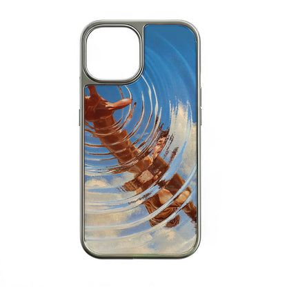 Funda holográfica cromada para iPhone 14 Pro - Acabado de espejo arcoíris y metalizado