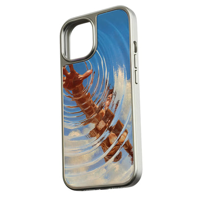 Funda holográfica cromada para iPhone 14 Pro - Acabado de espejo arcoíris y metalizado