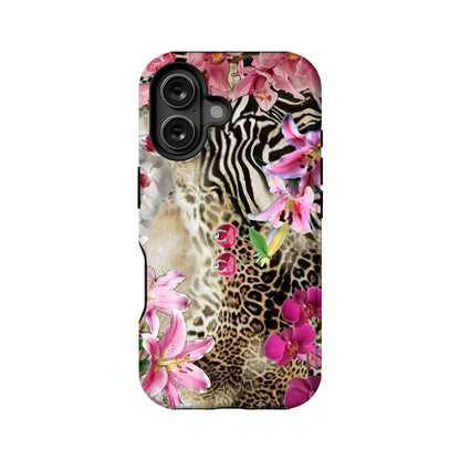 Exotic Floral and Animal Print Phone Case