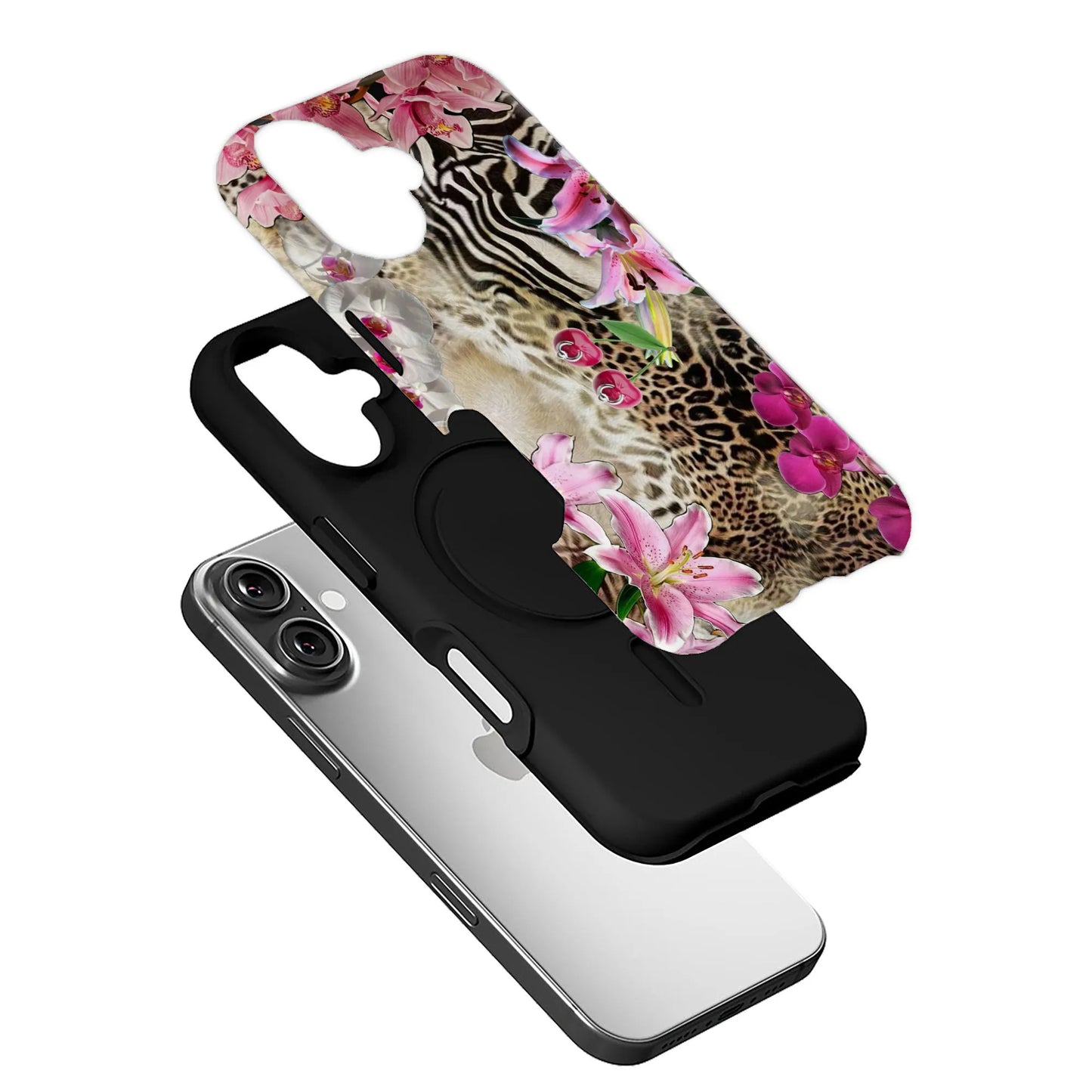 Exotic Floral and Animal Print Phone Case