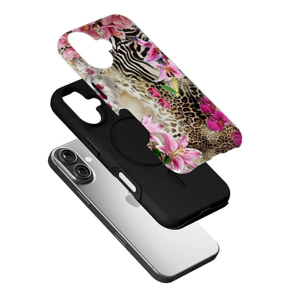 Exotic Floral and Animal Print Phone Case