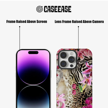 Exotic Floral and Animal Print Phone Case