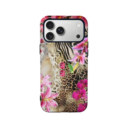 Exotic Floral and Animal Print Phone Case
