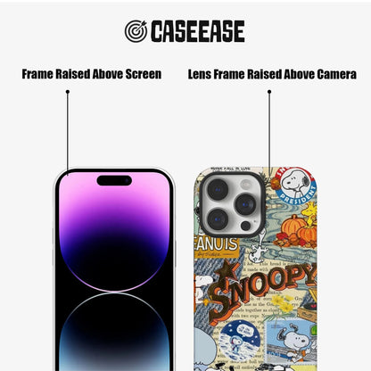 Funda para teléfono con el cómic de Snoopy y Peanuts