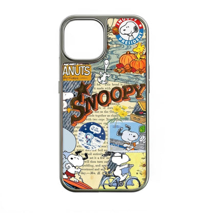 Funda para teléfono con collage de Snoopy - Diseño de cómic vintage
