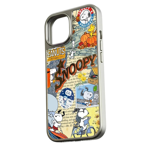 Snoopy Collage Phone Case - Vintage Comic Design