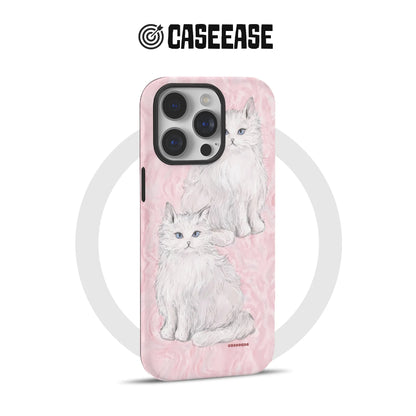 Fluffy White Cat Phone Case