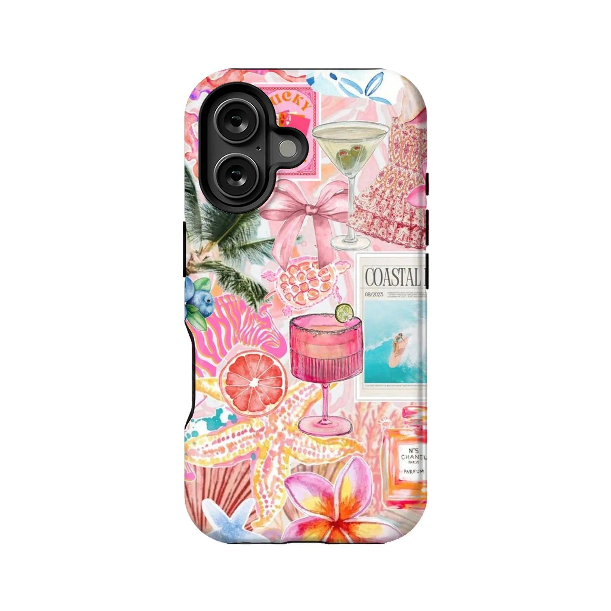 Tropical Vibes Collage Phone Case