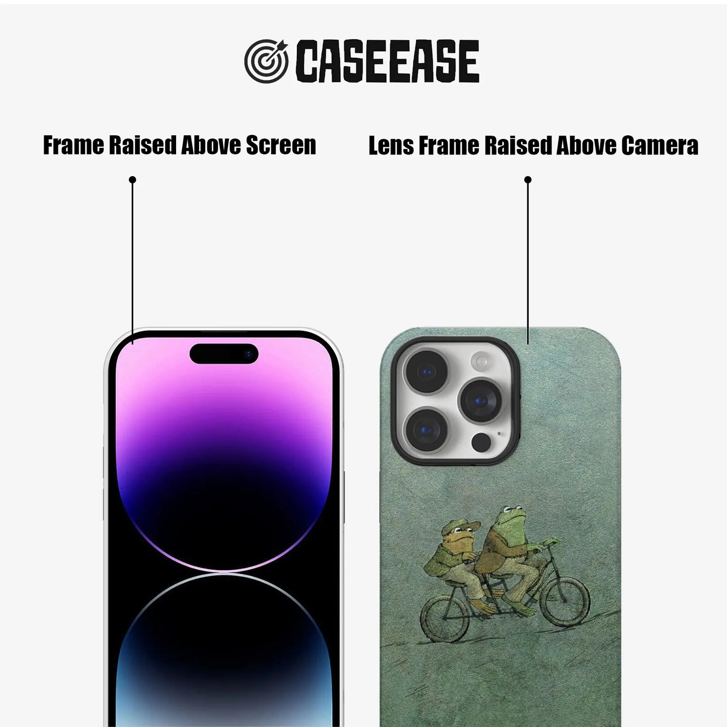 Playful Frog Bicycle Phone Case