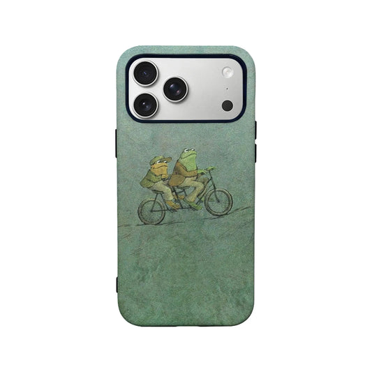 Playful Frog Bicycle Phone Case