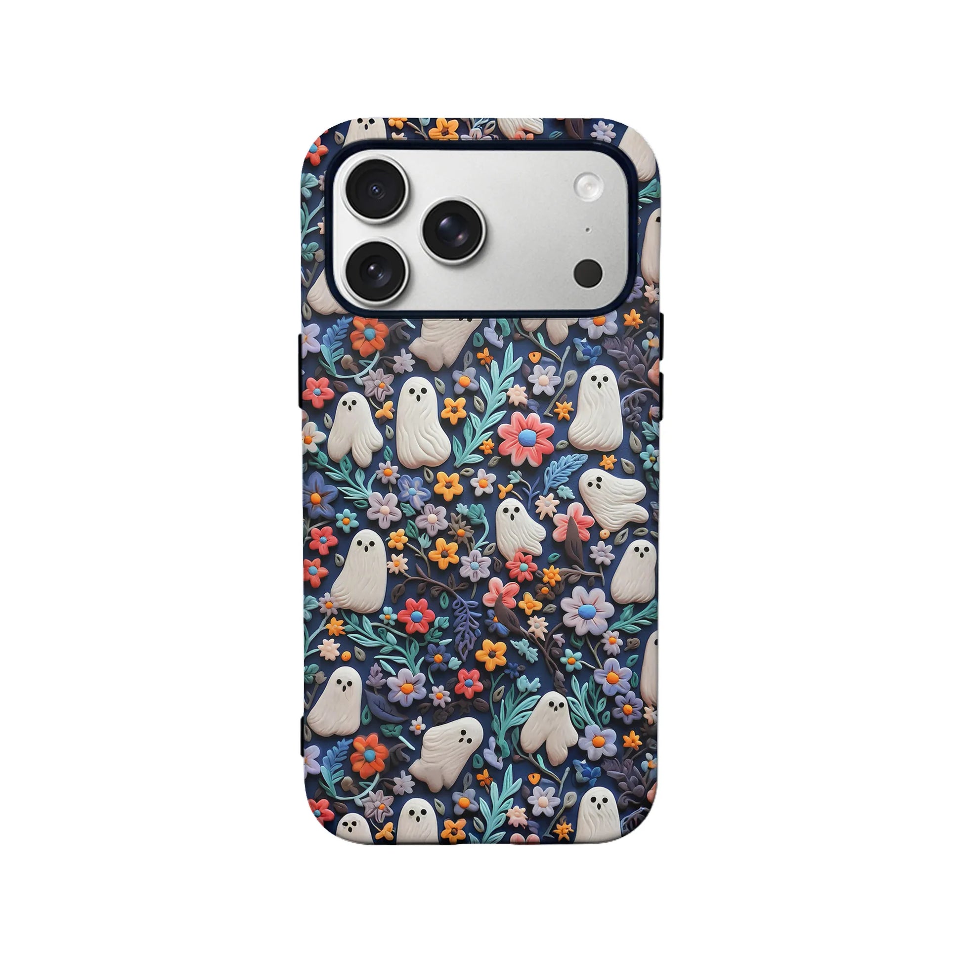 Whimsical Ghosts Floral iphone 16 phone case