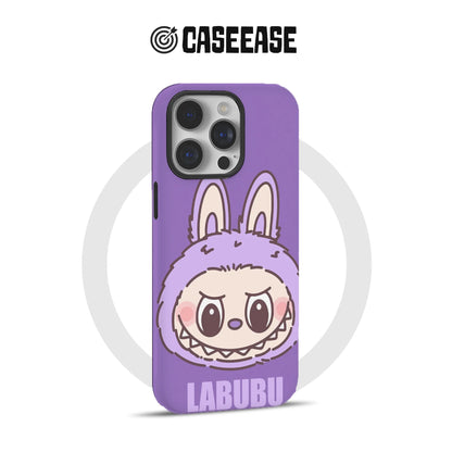 Funda para teléfono Labubu con un lindo conejito morado