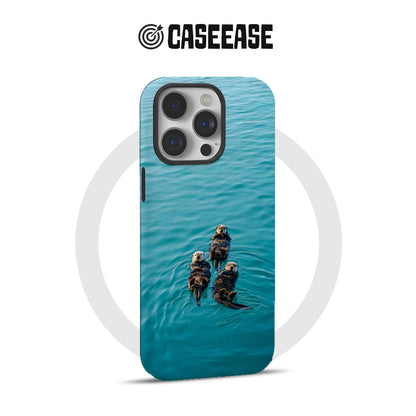 Otter Family Phone Case for Nature Lovers