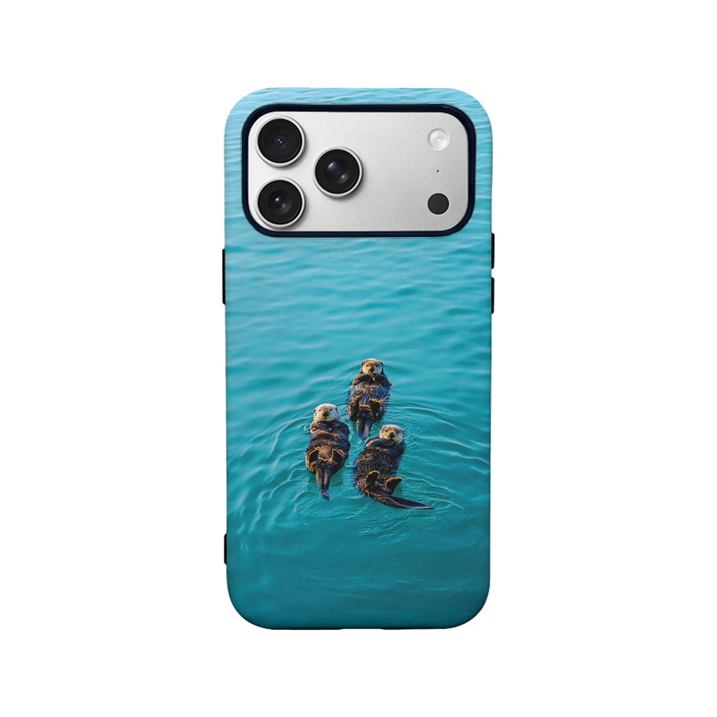 Otter Family Phone Case for Nature Lovers