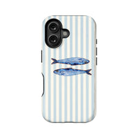 Vintage Blue Fish Phone Case