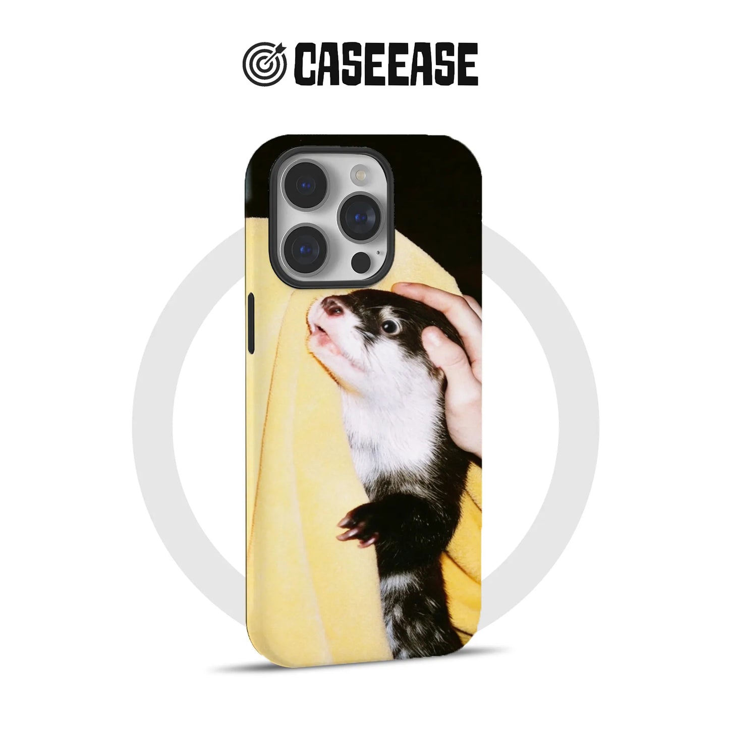 Bonita funda para teléfono con diseño de hurón: adorable animal