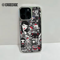 Funda cromada holográfica para teléfono - Diseño de grafiti