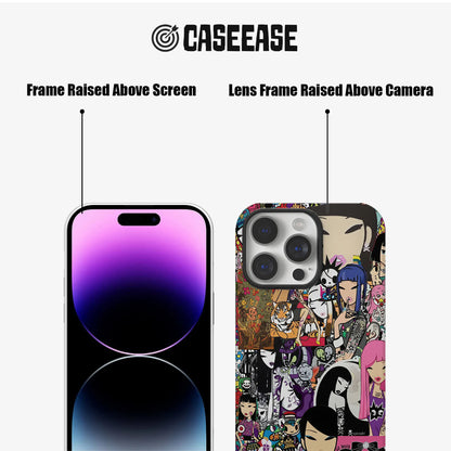 Vibrant Cartoon Art Phone Case