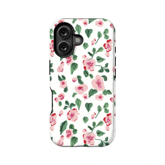 Floral Hand-Painted Phone Case – Fresh and Stylish