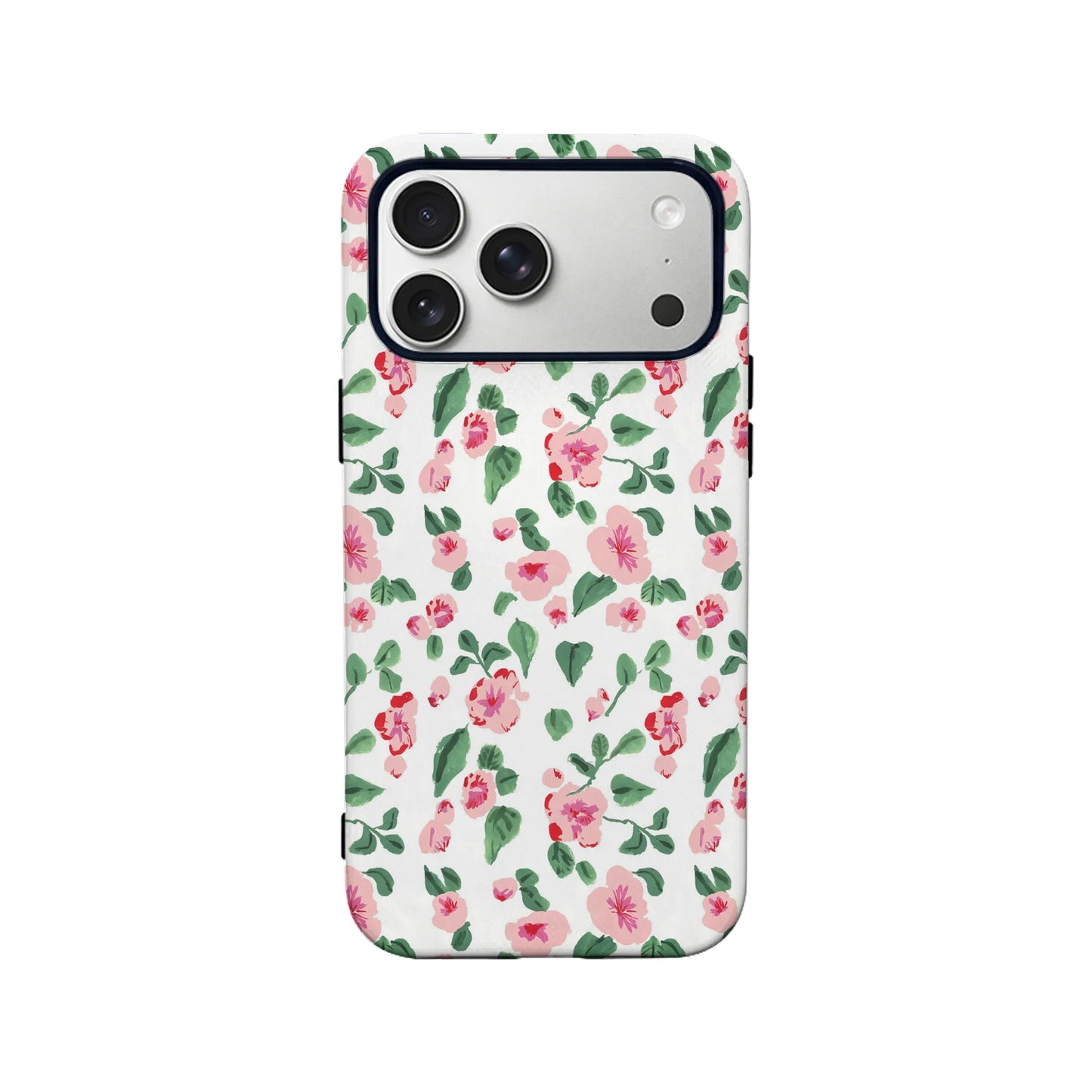 Funda para teléfono con diseño floral pintado a mano: fresca y elegante