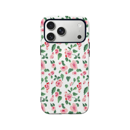 Funda para teléfono con diseño floral pintado a mano: fresca y elegante