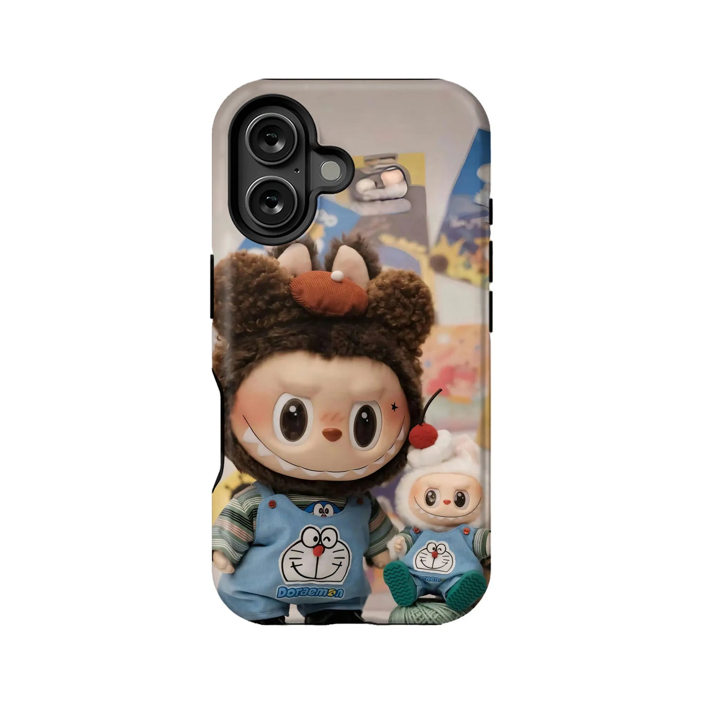 Bonita funda para teléfono con dibujos de Labubu