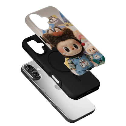 Bonita funda para teléfono con dibujos de Labubu