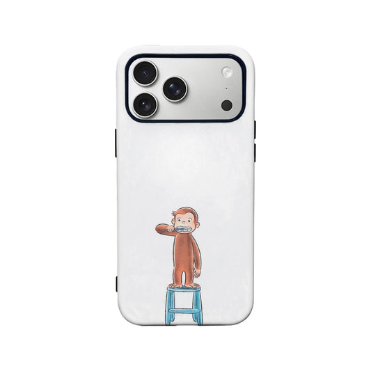 Curious George Brushing Teeth Phone Case