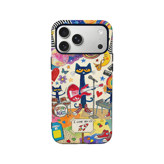 The Cat's Music Jam Phone Case
