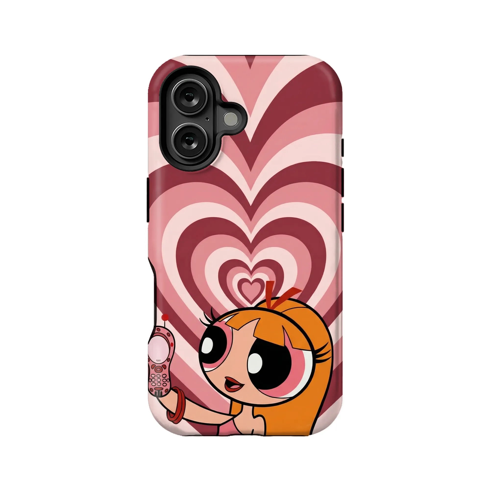 Funda para teléfono con corazón en flor de Las Chicas Superpoderosas